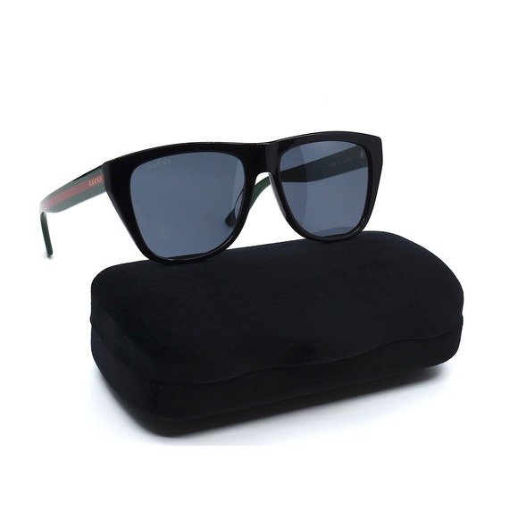 GUCCI GG0926S 001 BLACK/GREEN GREY AUTHENTIC SUNGLASSES - Picture 2 of 14